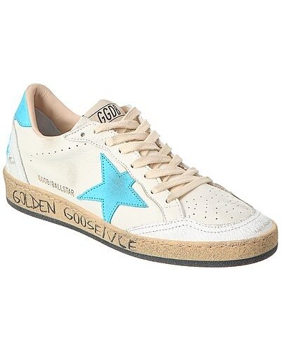 Ball Star Leather Sneaker / Gilt