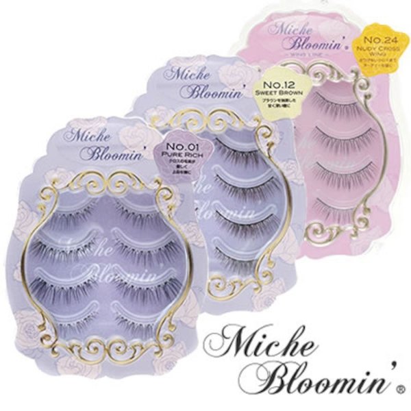 It is eyelashes lower eyelashes Miche Bloomin' in ミッシュブルーミンアイラッシュ four pairs No. 01-28 false eyelashes false eyelashes