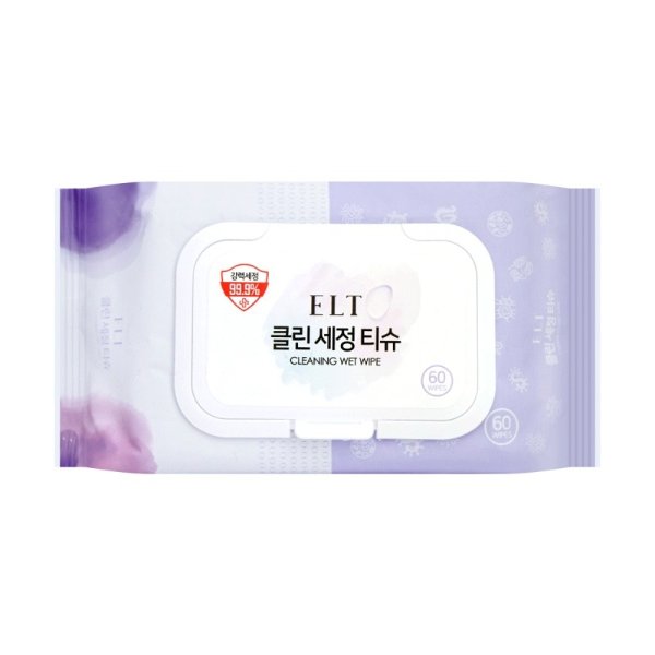 韩国ELI 高级杀菌消毒湿巾 60抽