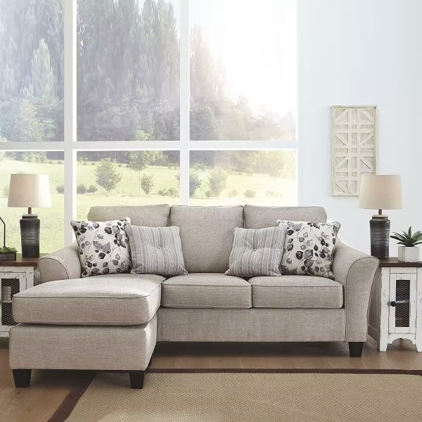 Abney Curved Slope-Arm Sofa