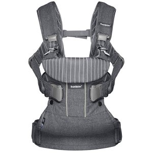 BABYBJORN Baby Carrier One - Gray/Pinstripe (Limited Edition Color), Cotton