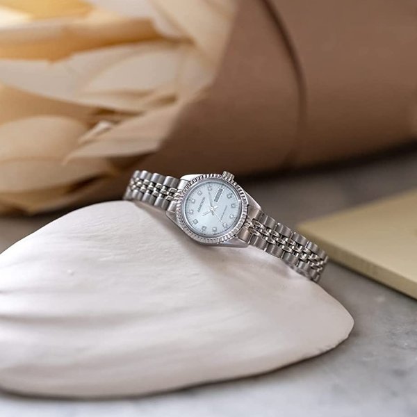 Women's Premium Crystal Accented Bracelet Watch