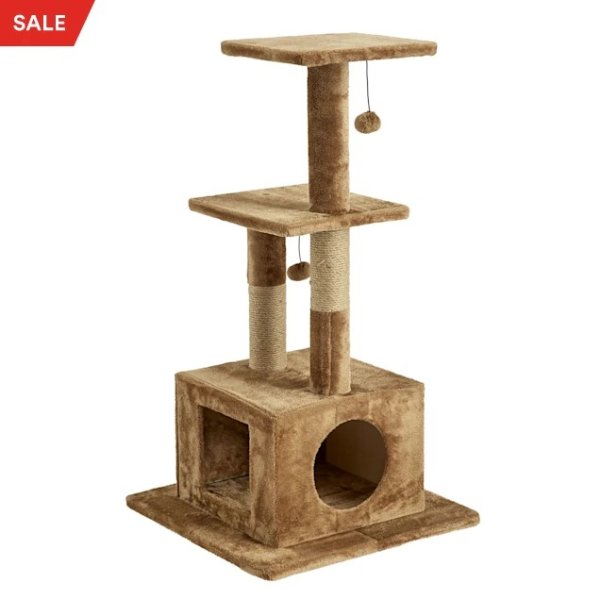 Two by Two Willow Cat Tree, 23.6" L X 23.6" W X 43.7" H | Petco