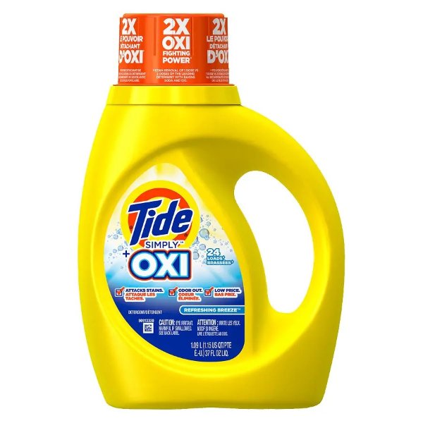 HE Laundry Detergent With Oxi Liquid Simply Clean & Fresh