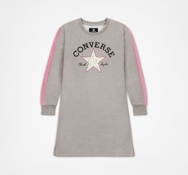 ​Colorblocked Sweatshirt Dress Girls' Dress. Converse.com