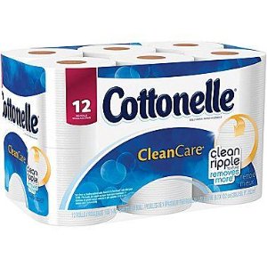 Kleenex Cottonelle 单层卫生纸 (12 卷/包)