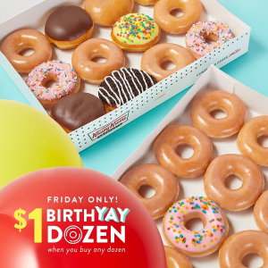 Krispy Kreme Birthday Limited Time Promotion