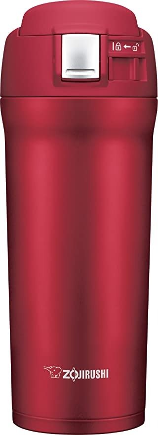 Travel Mug, 16 oz, Cherry Red
