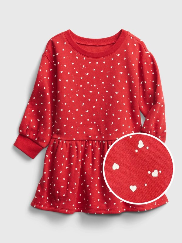 Toddler Heart Tiered Dress