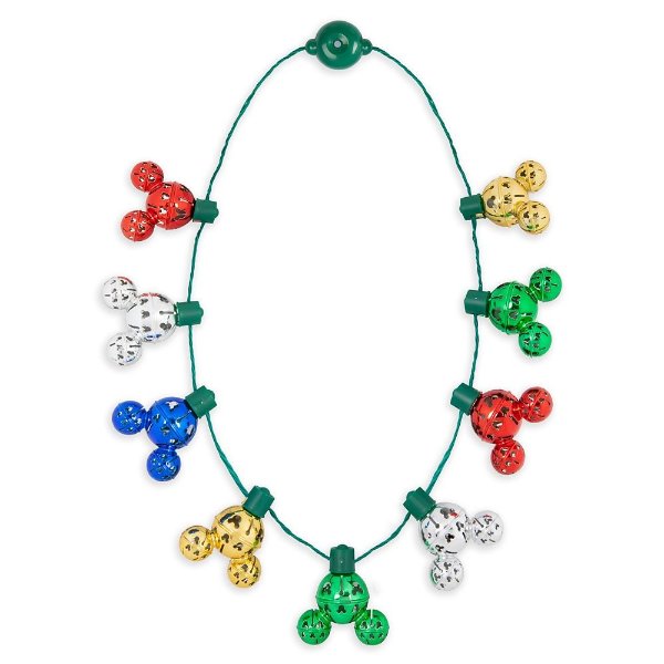 Mickey Mouse Light-Up Holiday Necklace | shopDisney
