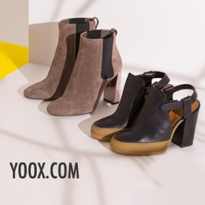YOOX.com 特价服饰，提包，鞋子，配饰等折上折