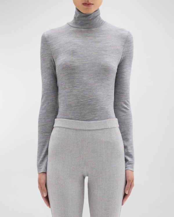 Turtleneck Long-Sleeve Sweater