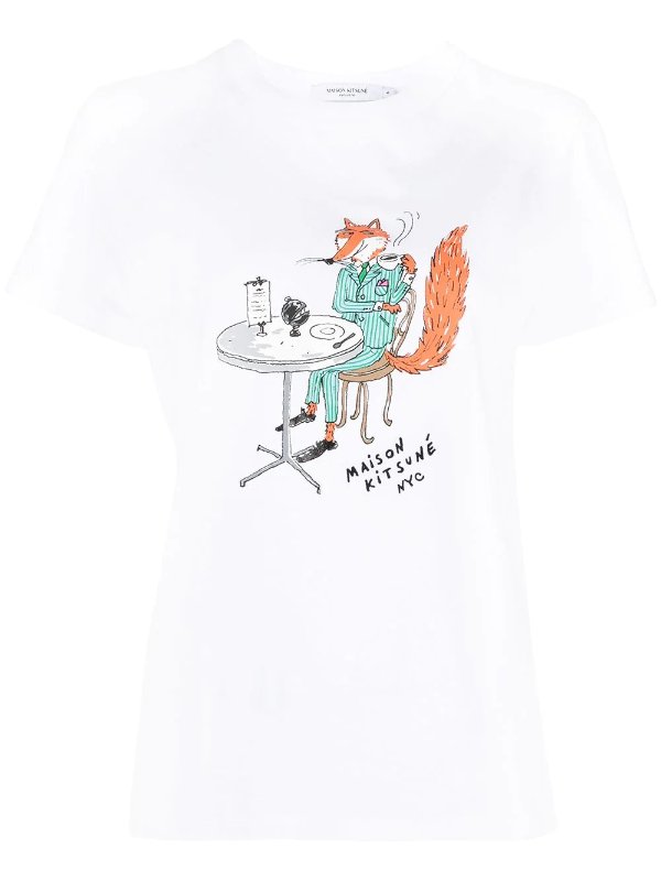 fox coffee T-shirt