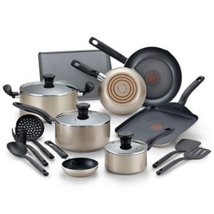 T-Fal Culinaire 16-Pc. Nonstick Aluminum Cookware Set
