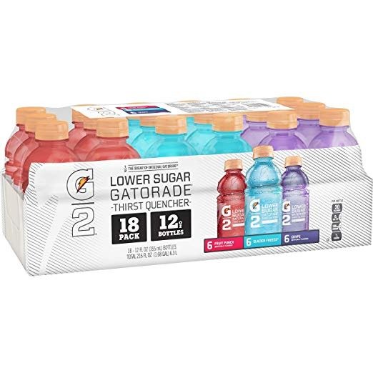 G2 Thirst Quencher Low Calorie Variety Pack, 18 Count