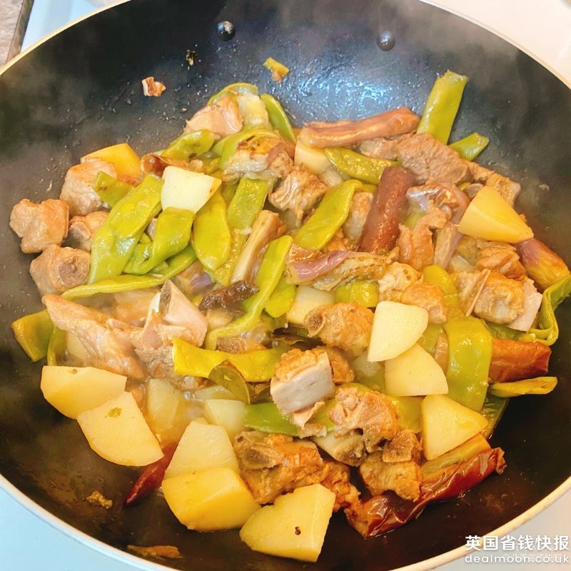 茄子土豆豆角炖排骨