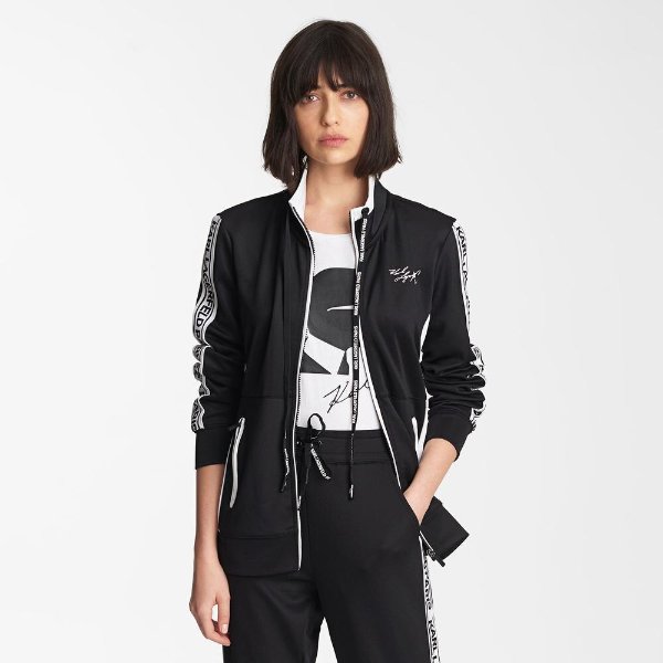 ZIP UP JACKET WITH TAPING