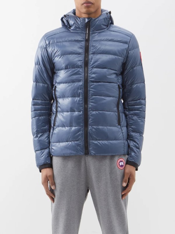 Crofton hooded recycled down jacket | Canada Goose