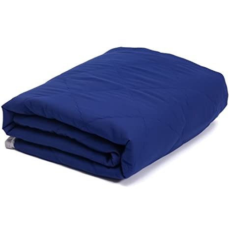 Toddler Comforter for Crib, Lightweight and Warm Baby Quilt Blanket, Toddler Quilt Nursery Blanket for Crib Bed, Stroller, 39”x47”, Navy Blue