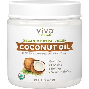 Viva Naturals 有机椰子油 16盎司