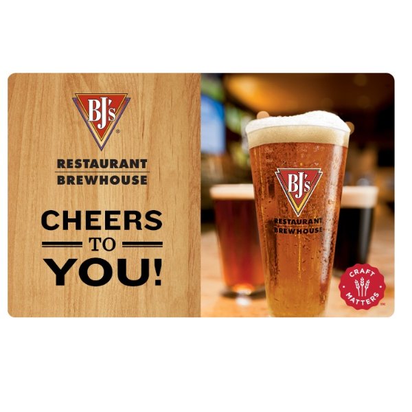 BJ's Restaurants Gift Card
