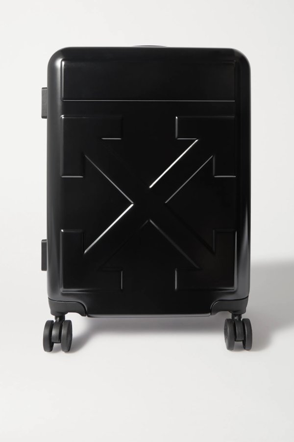 Embossed hardshell suitcase