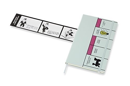 Moleskine Limited Edition Monopoly Notebook, Hard Cover, Large (5" x 8.25") Plain/Blank