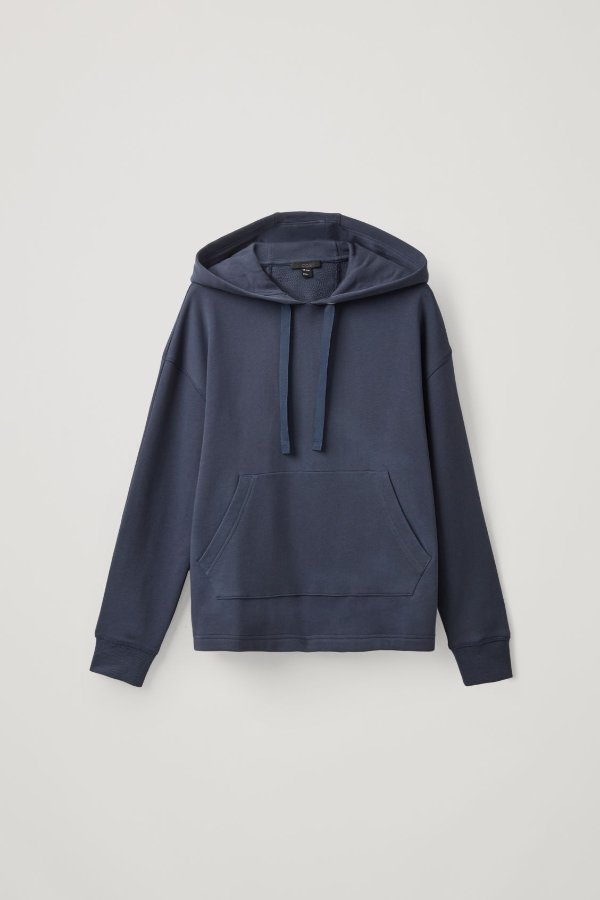 CROPPED ORGANIC COTTON HOODIE