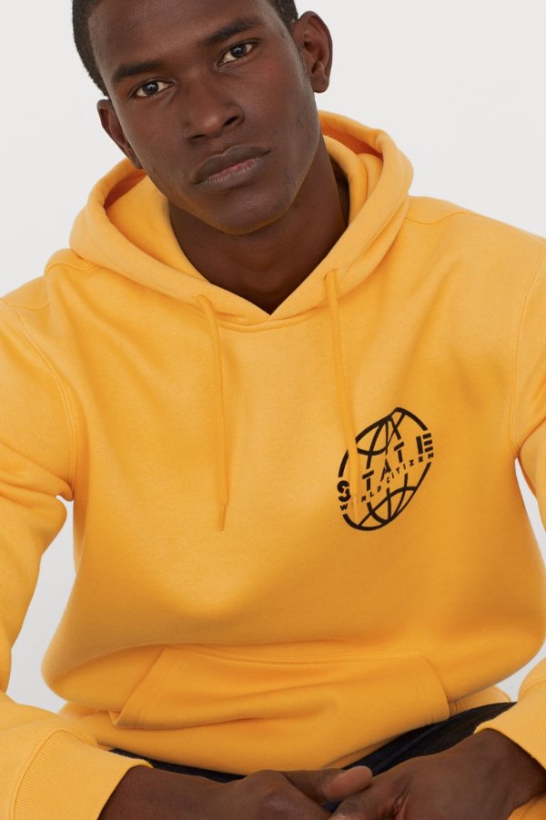 Printed Hooded Sweatshirt