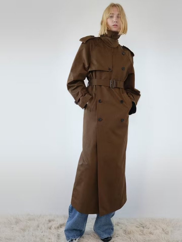 Classic Trench in Brown