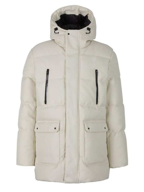 Concealed Fastened Quilted Jacket