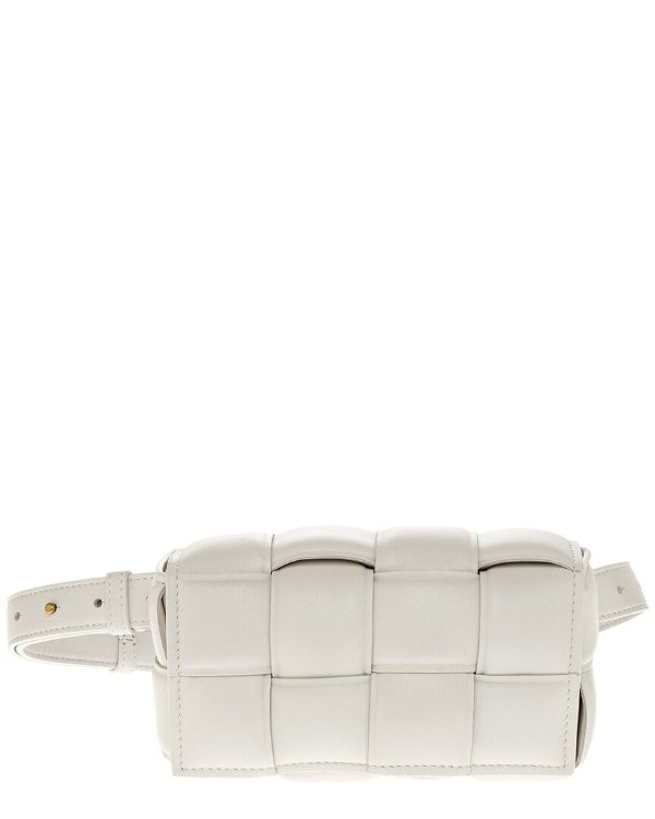Padded Cassette Leather Belt Bag