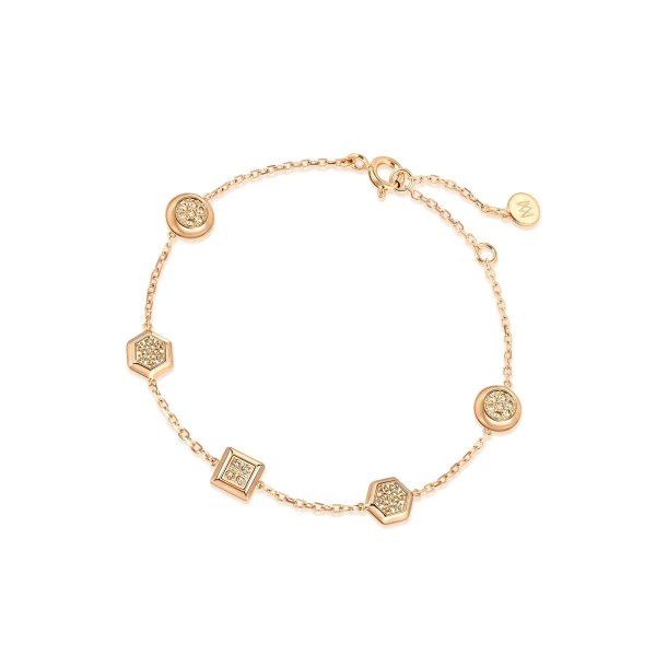 EMPHASIS 18K Rose Gold Bracelet - 91547B | Chow Sang Sang Jewellery