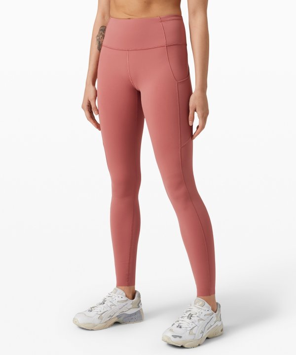 Fast and Free High-Rise Tight 28" *Non-Reflective Brushed Nulux | Women's Pants | lululemon