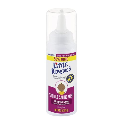 Little Remedies Sterile Saline Nasal Mist, Safe for Newborns, 3 oz