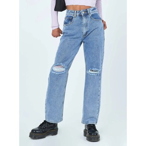 Vienna Straight Leg Denim Jeans