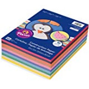 Pacon 9 x 12, 6555 Rainbow Super Value Construction Paper Ream, Assorted @ Amazon