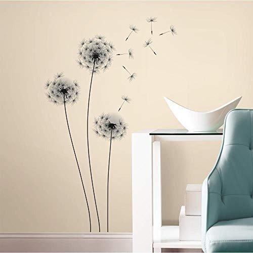 RoomMates Whimsical Dandelion Peel And Stick Giant Wall Decals