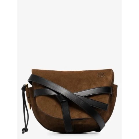 Loewe官网定价$2250 Gate 马鞍包