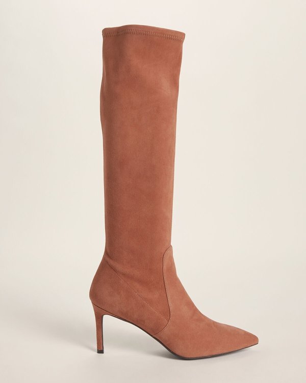 Cappuccino Wanessa 75 Tall Suede Boots