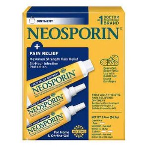 Neosporin+ Pain Relief Dual Action Topical Antibiotic Ointment, 2 Ounces