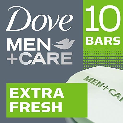 Men+Care Body and Face Bar Extra Fresh 4 oz, 10 Bar