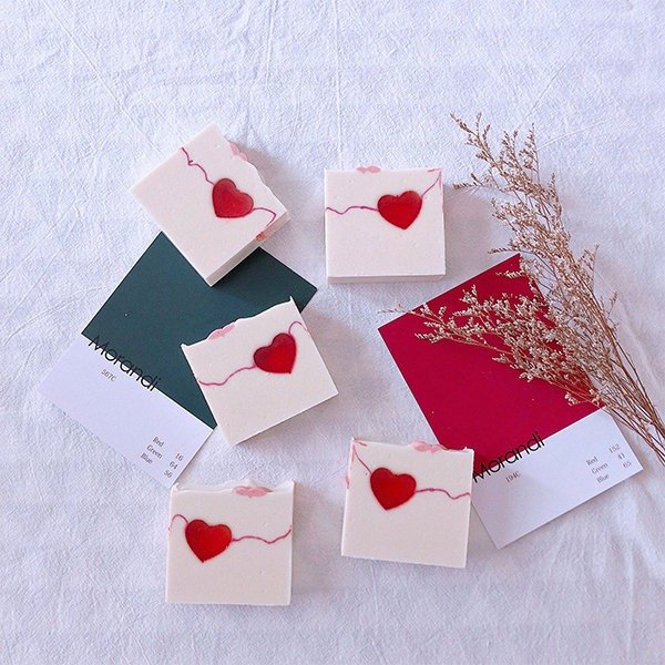 Red Romance Handmade Soap from Apollo Box