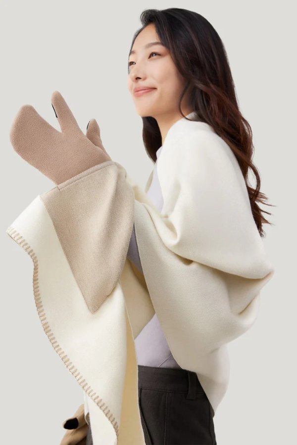 Multifunctional Warm Scarf with Gloves