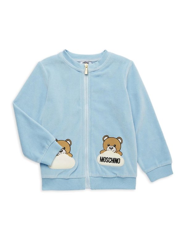 ​Baby Boy's & Little Boy's Teddy Bear Patch Jacket
