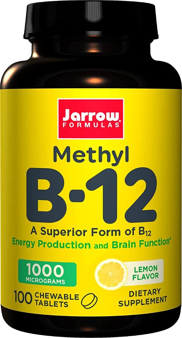 Jarrow Formulas Methyl B12 1,000 mcg Lozenges, 100 ct