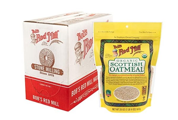Organic Scottish Oatmeal, 20-ounce (Pack of 4)