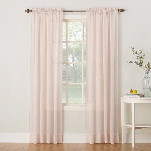 Erica Crushed Sheer Voile Window Curtain