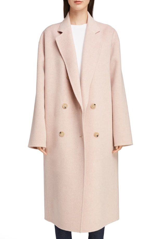 Odethe Double Breasted Wool & Cashmere Coat