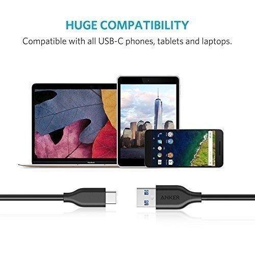 [3 Pack] Anker PowerLine USB-C to USB 3.0 Cable 
